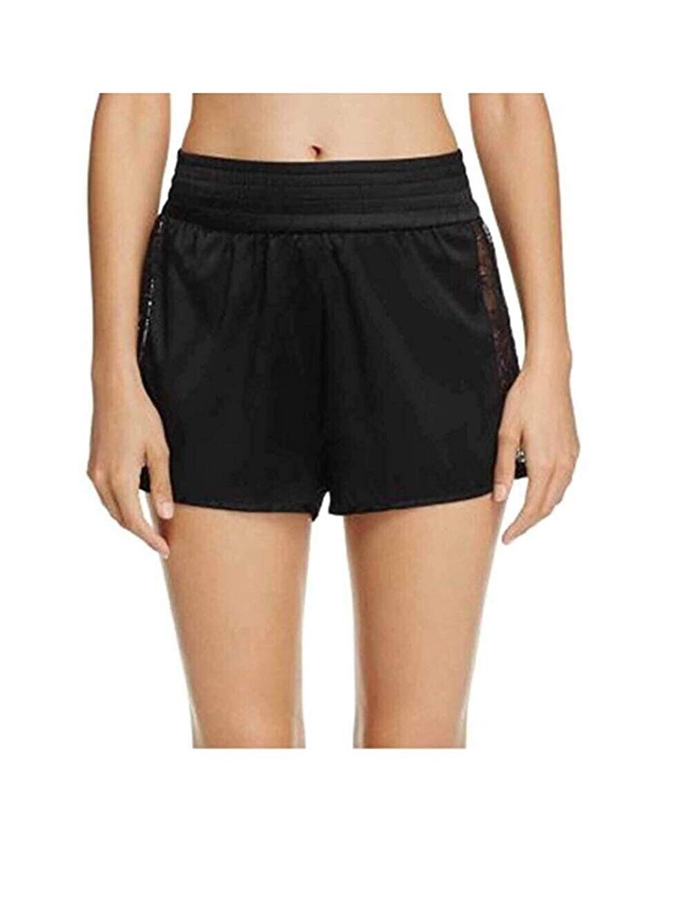 Kendall & Kylie Womens High Waist Ruched Sleep Shorts Size L